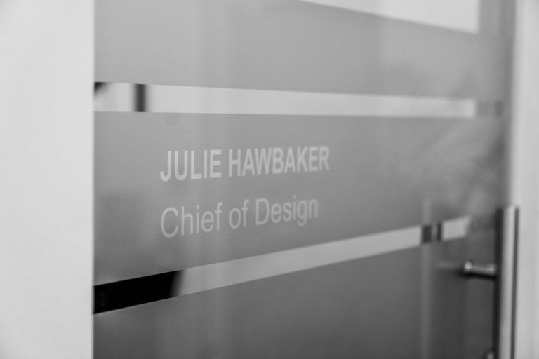 Julie Hawbaker, Chief Designer, Sign