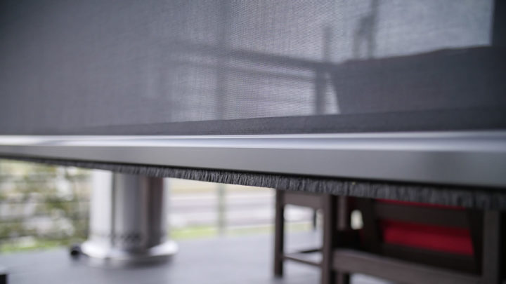 screened-in pergola