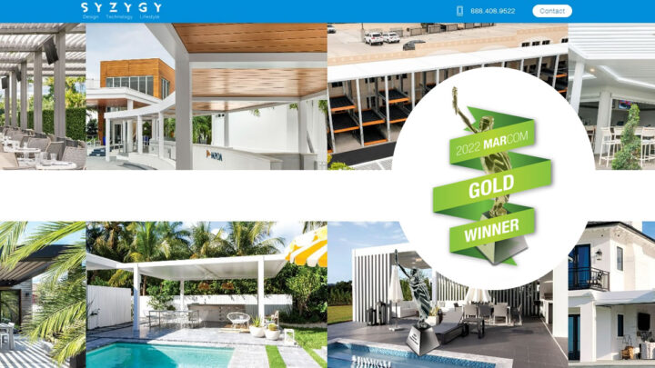 marcom gold award website syzygy 1 1