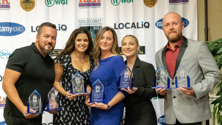 Syzygy Global Team - 7 Prism Awards Gold Coast Builder's Association.