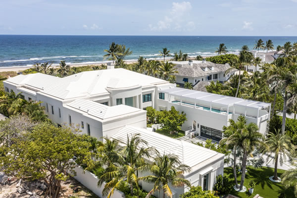 Oceanfront estate overview - Pergola Rooftop Delray Beach, FL