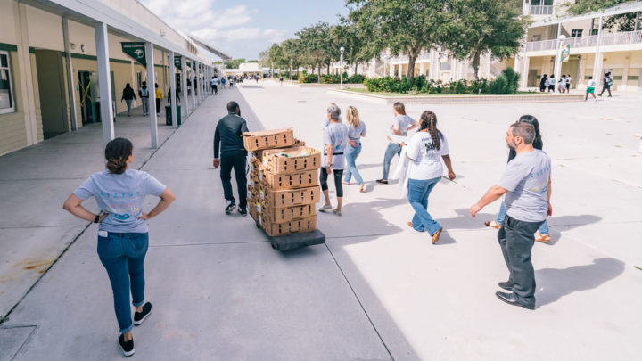 Syzygy Global - Food drive in Palm Beach county