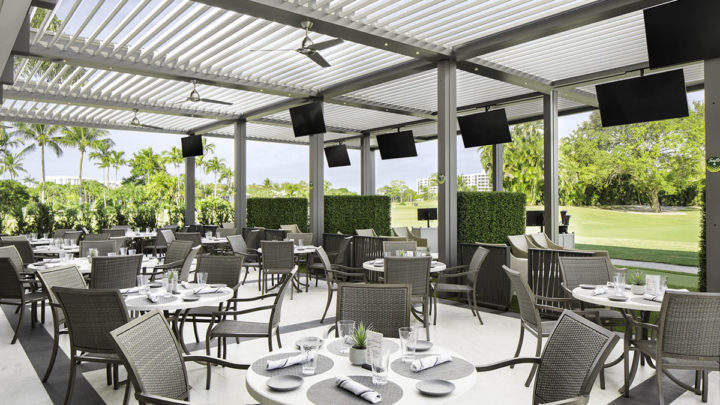 Al fresco dining pergola - Palm Beach FL