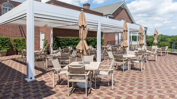 azenco pergola - outdoor flooring options