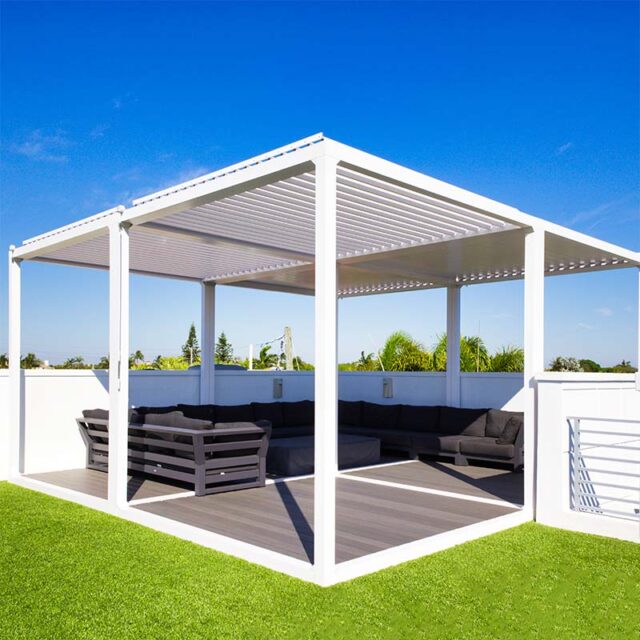 Rooftop Cabana Offers Scenic Views - SYZYGY Global