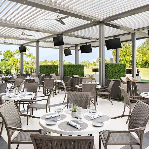 boca west country club outdoor dining restaurant