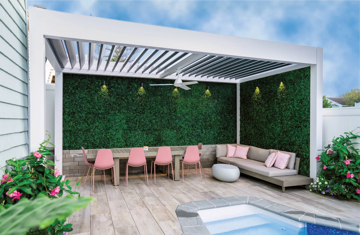 R Blade Louvered Pergola (1)