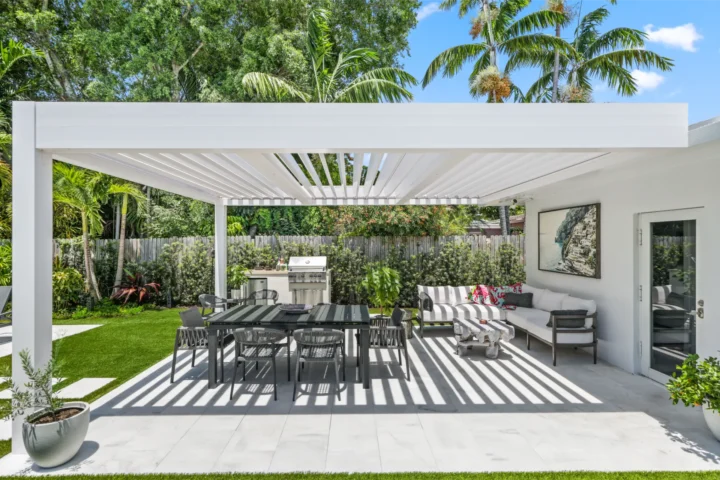 louvered Pergola